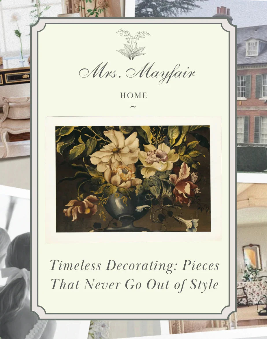 Timeless Decorating: Pieces That Never Go Out of Style