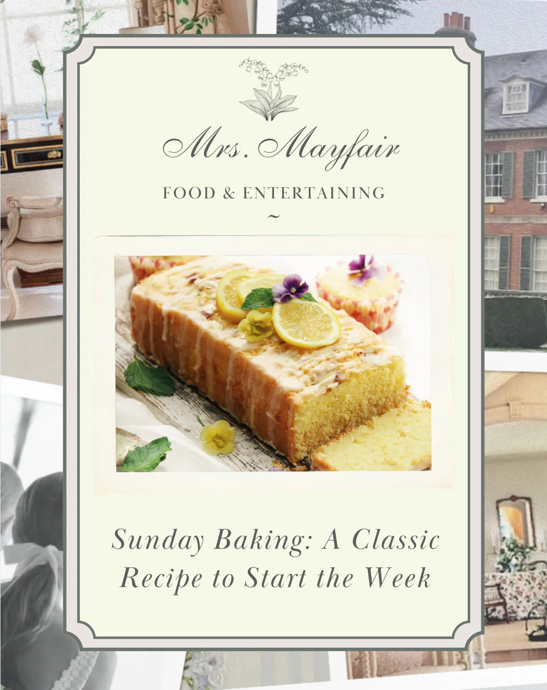 Sunday Baking: A Classic Recipe to Start the Week