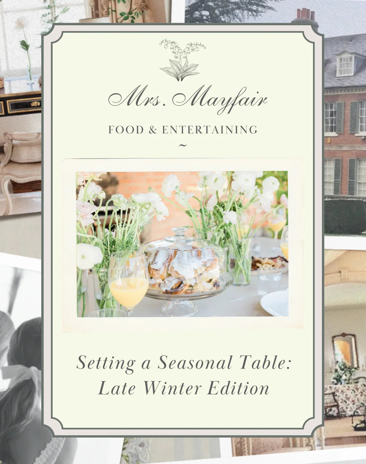 Setting a Seasonal Table: Late Winter Edition