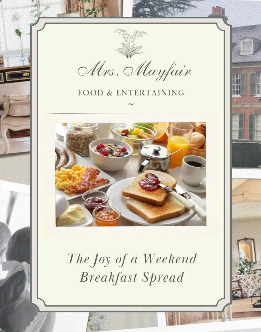 The Joy of a Weekend Breakfast Spread