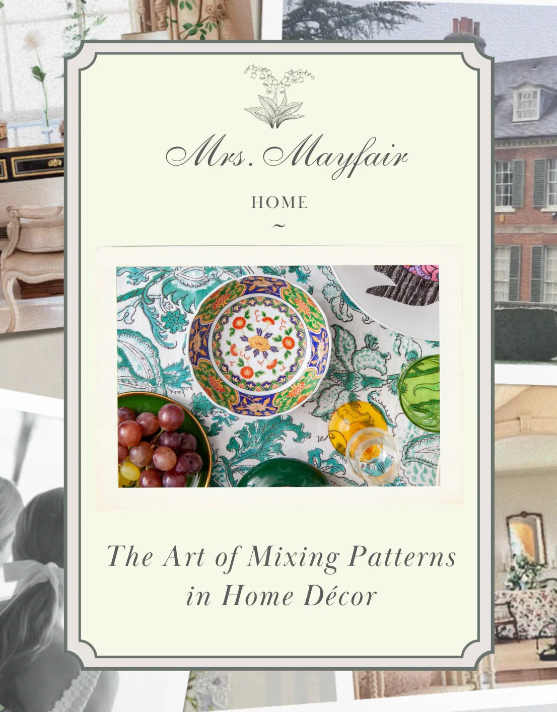 The Art of Mixing Patterns in Home Décor