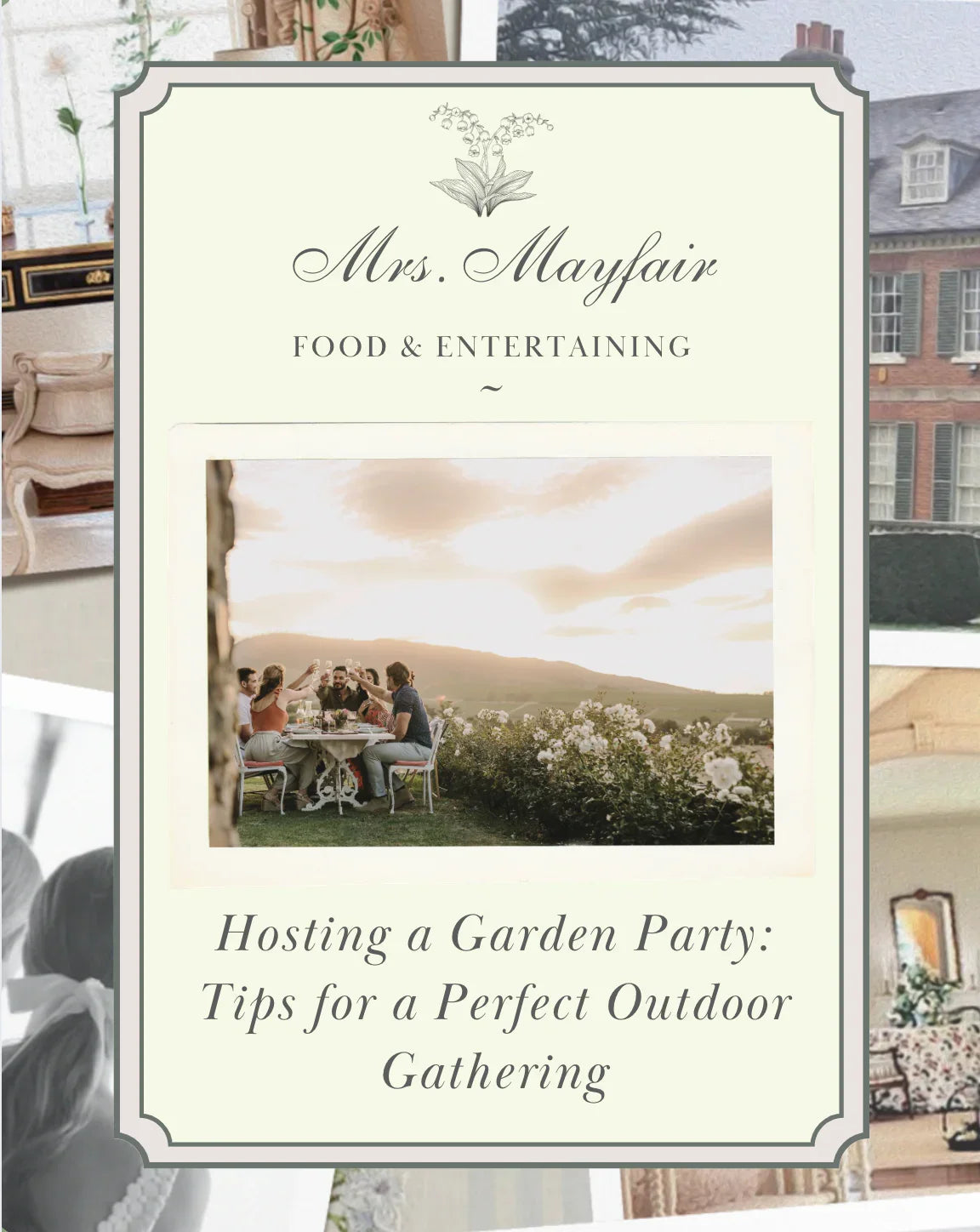 Hosting a Garden Party: Tips for a Perfect Outdoor Gathering - The Mayfair Hall
