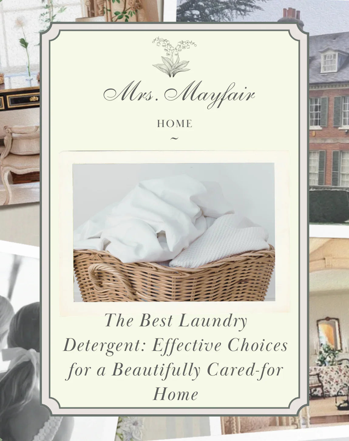 The Best Laundry Detergent: Elegant, Effective Choices for a Beautifully Cared-for Home - The Mayfair Hall