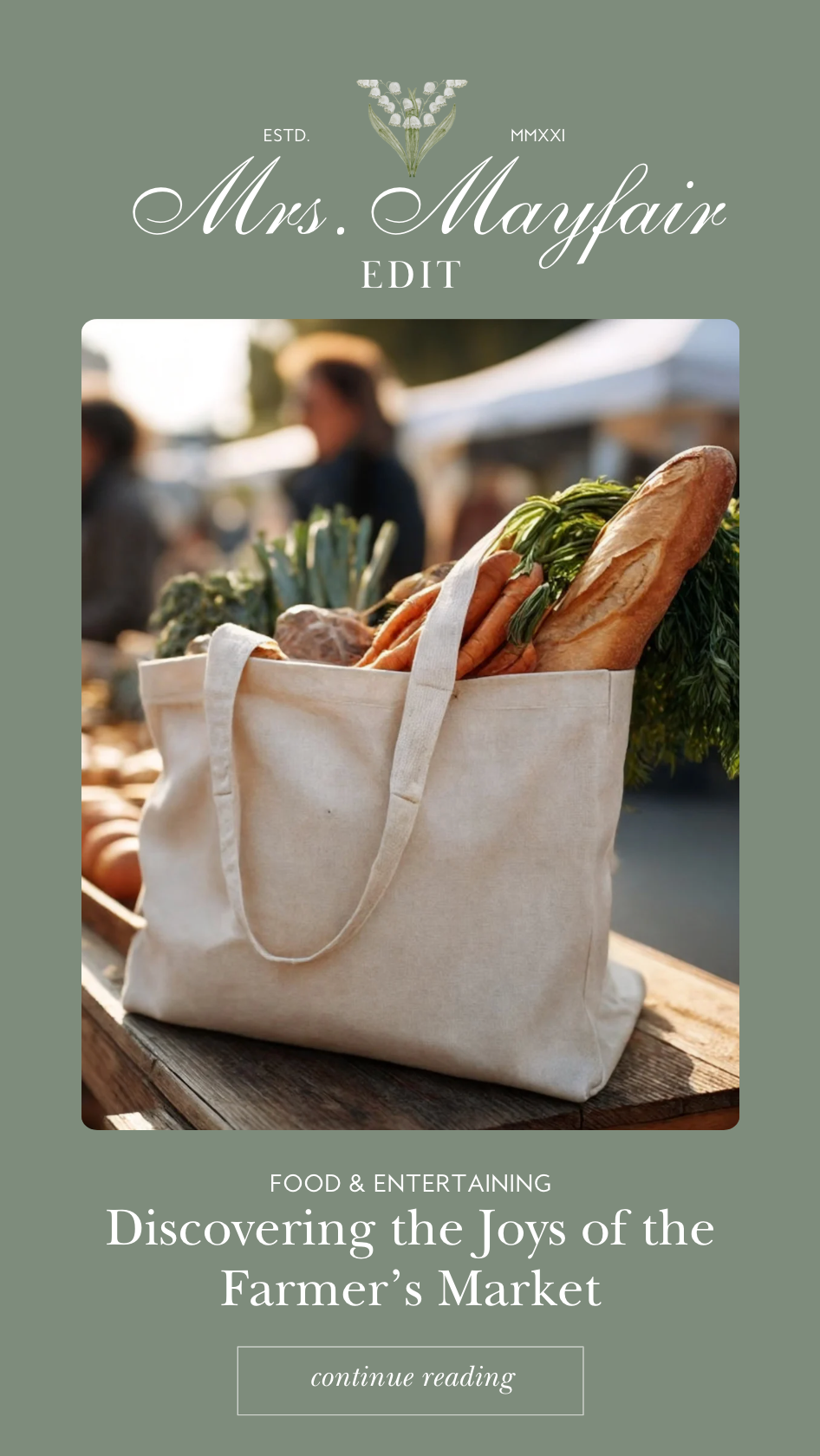 Discovering the Joys of the Farmer’s Market