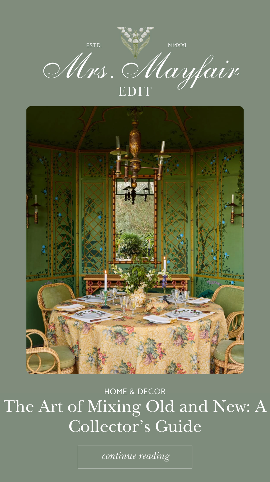 The Art of Mixing Old and New: A Collector’s Guide