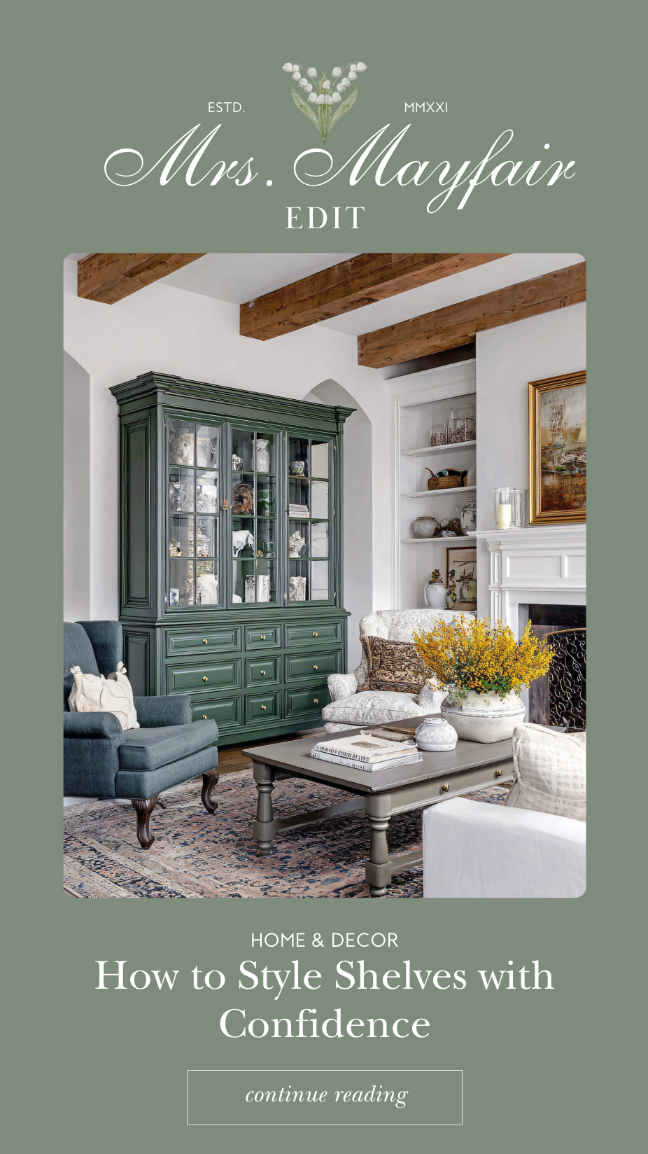 How to Style Shelves with Confidence