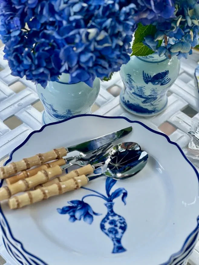 5-Piece Genuine Bamboo Flatware