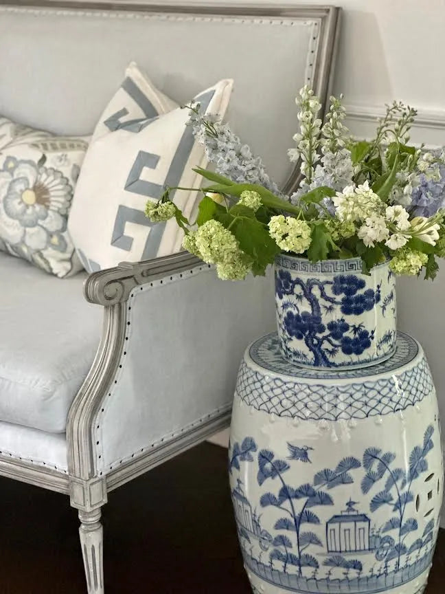 Plum Blossom Round Planter - The Mayfair Hall