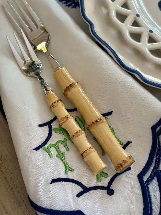 5-Piece Genuine Bamboo Flatware