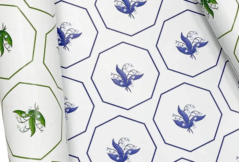 Reversible Lily of the Valley Gift Wrap - The Mayfair Hall
