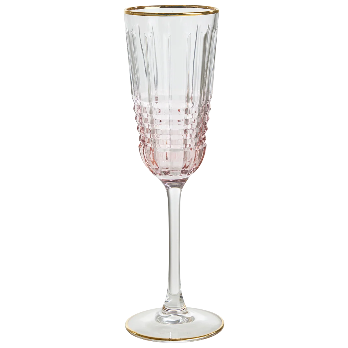 Apogeu Pink Champagne Glass by Tania Bulhões