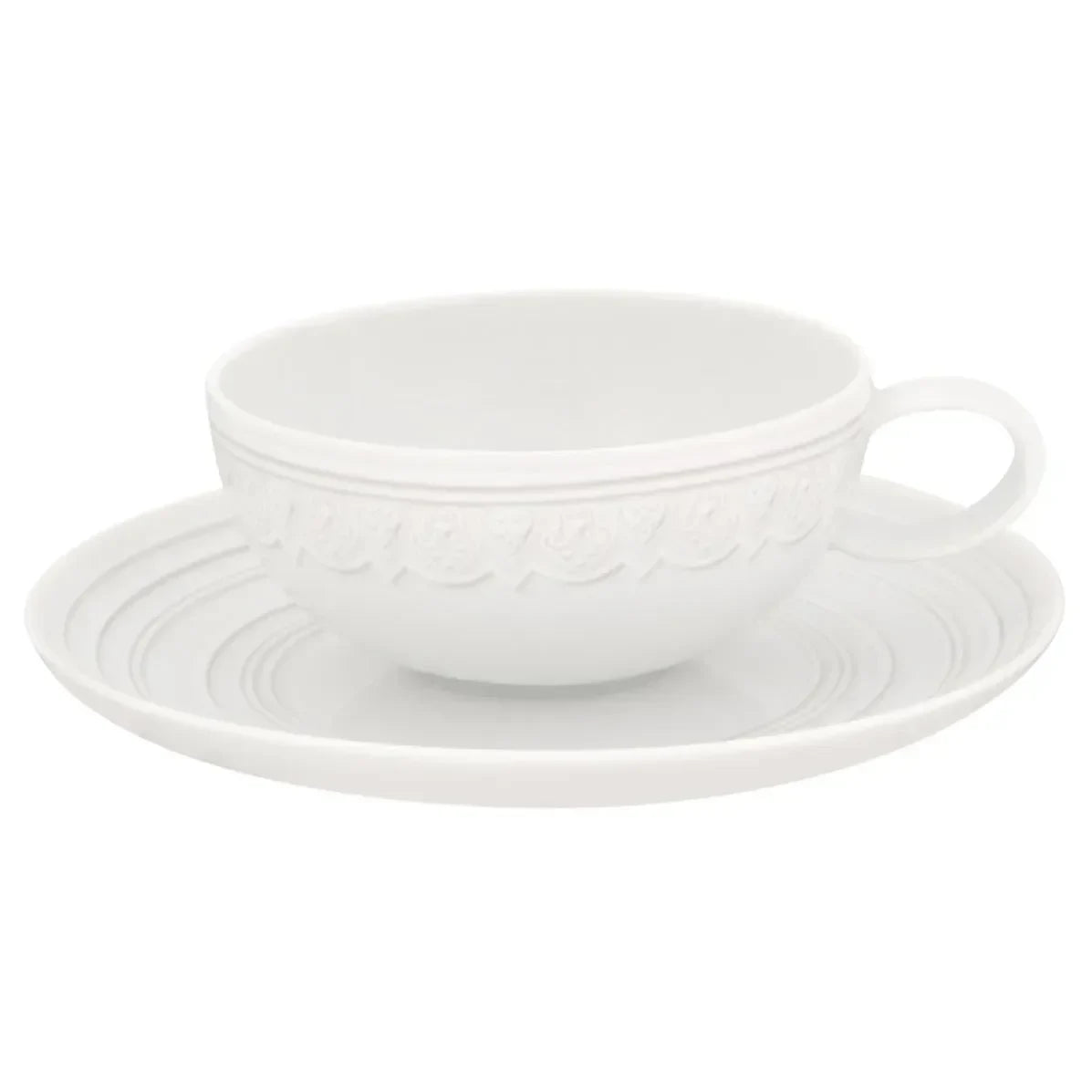 Vista Alegre Ornament Tea Cups & Saucers (Set of 4) - The Mayfair Hall