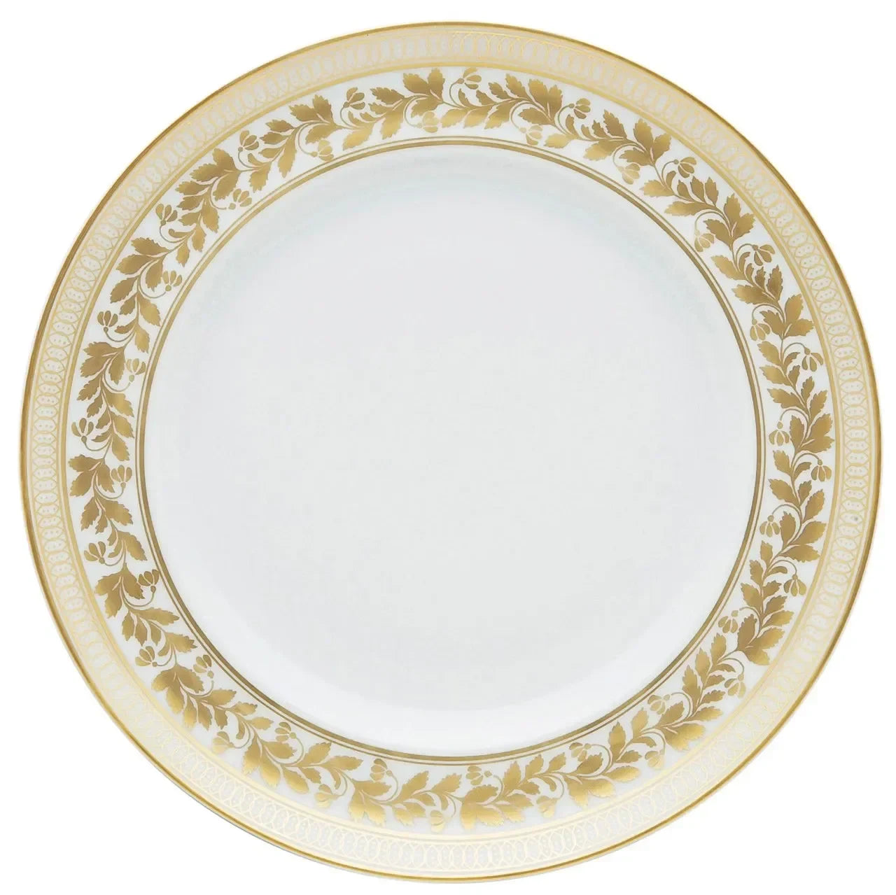 Anna Porcelain Bread & Butter Plate with Gold Accents - The Mayfair Hall