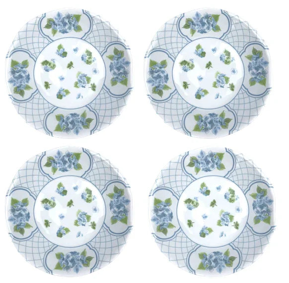 Blue Hydrangea Melamine Dinnerware Collection - The Mayfair Hall