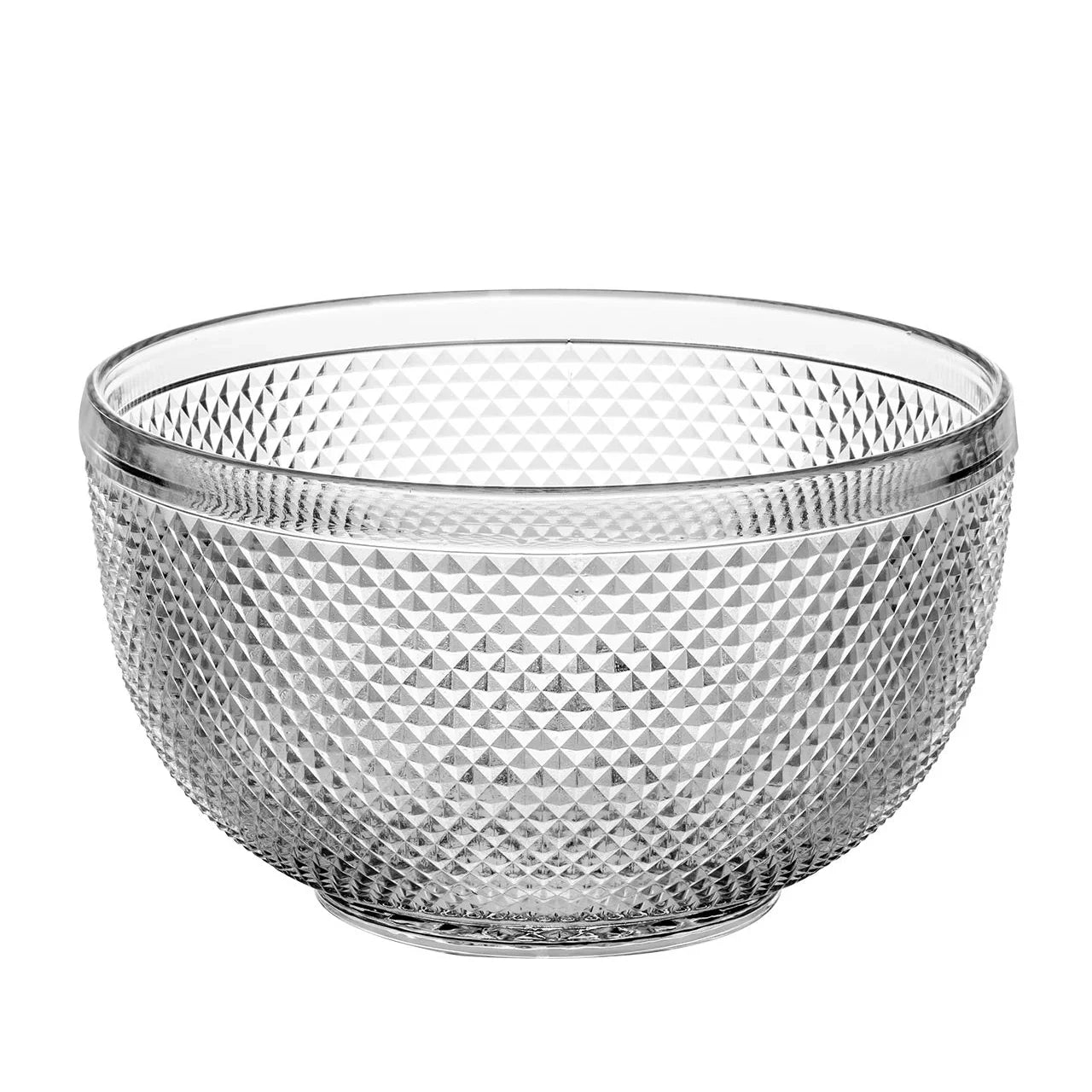 Bicos Incolor Glass Salad Bowl - The Mayfair Hall