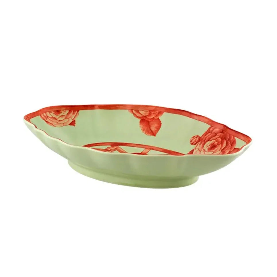 Vista Alegre The Meaning Small Platter in Red - The Mayfair Hall