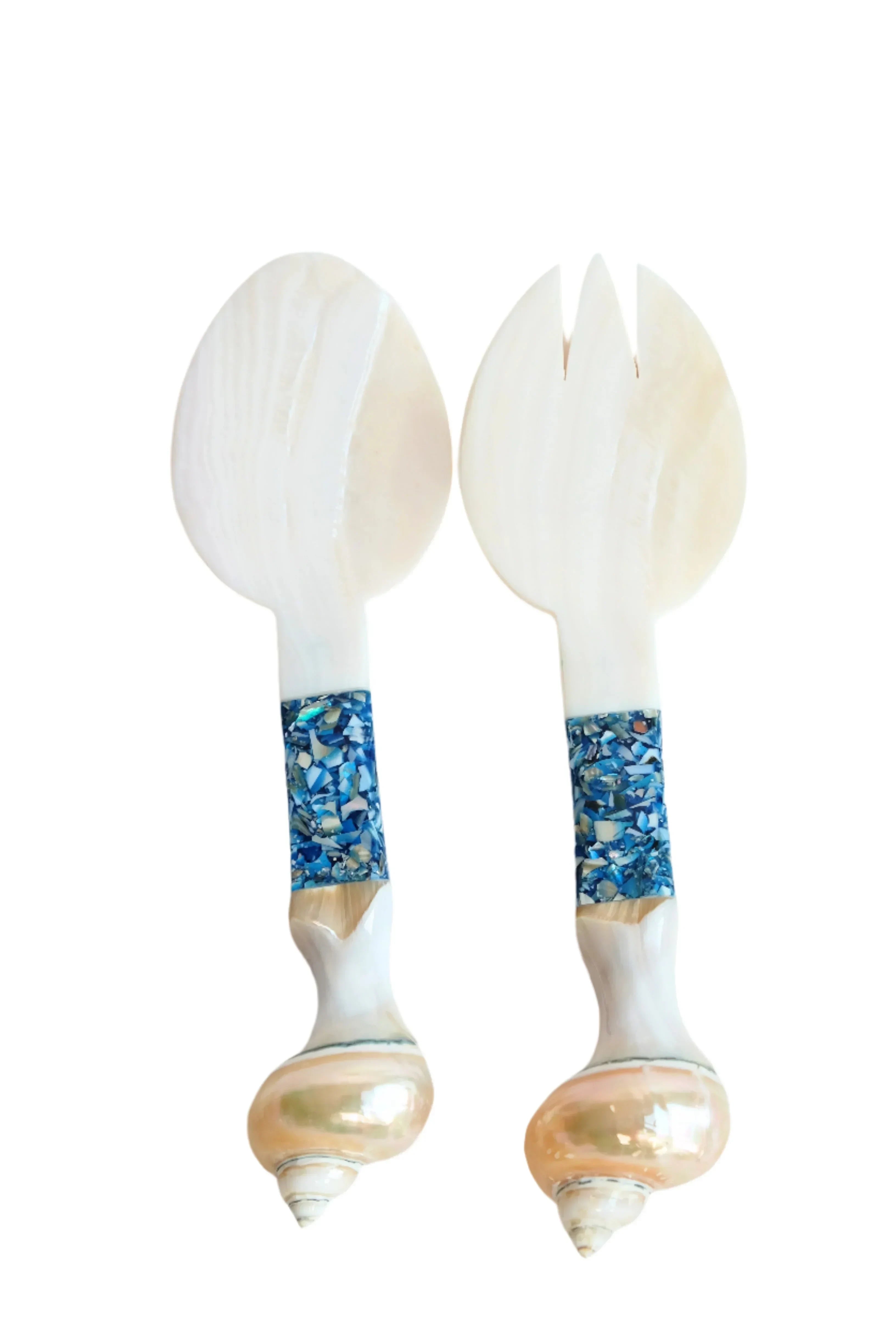 Seashell Serving Set in Blue - The Mayfair Hall