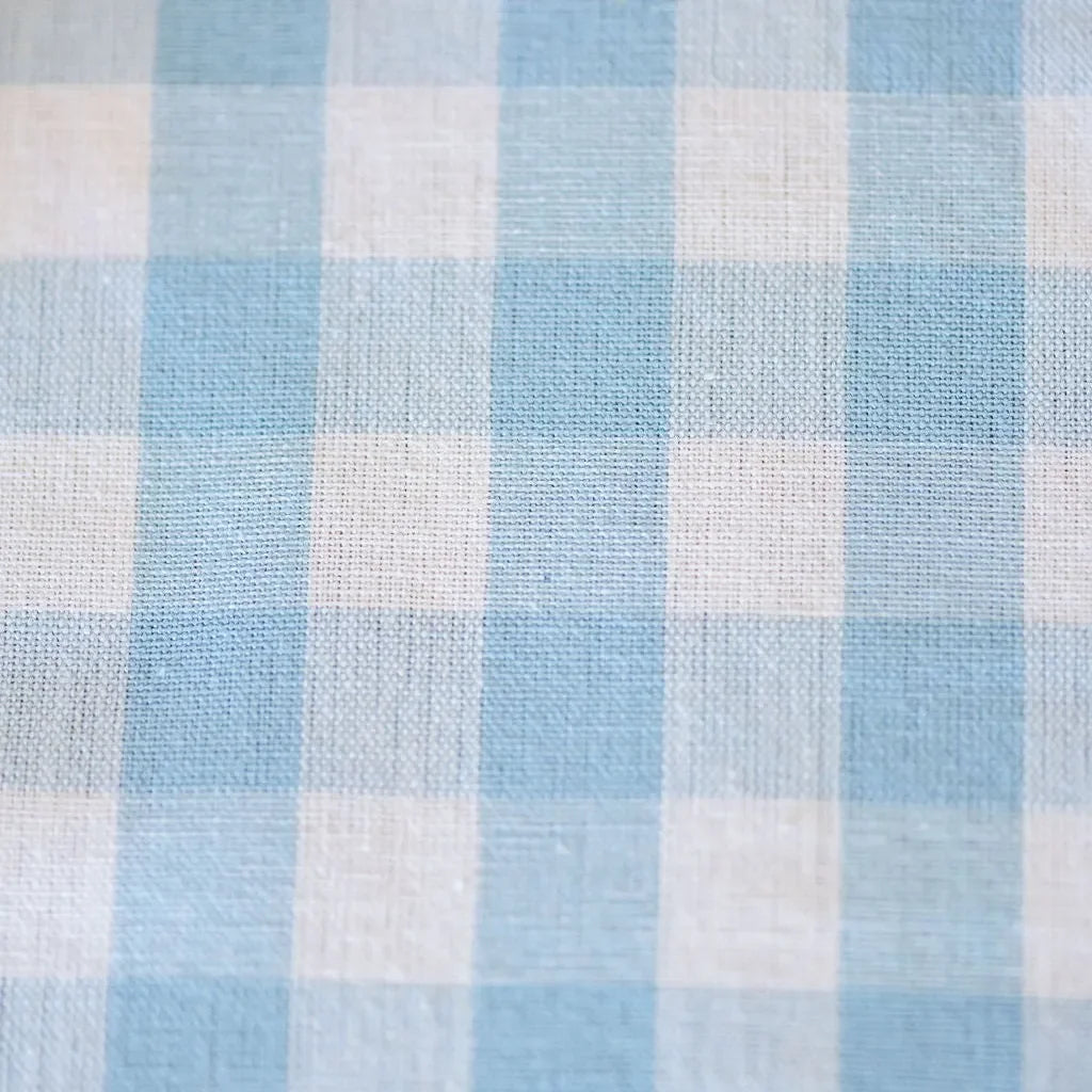 Blue Ruffled Gingham Tablecloth - The Mayfair Hall