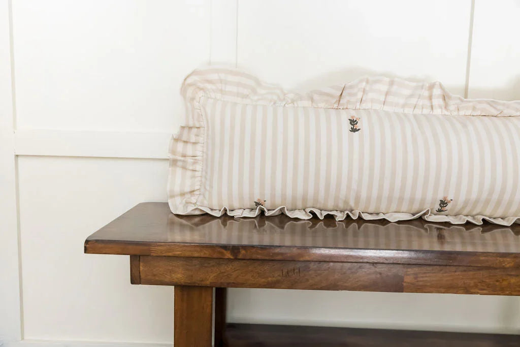 Frances Ruffled Lumbar Pillow - The Mayfair Hall