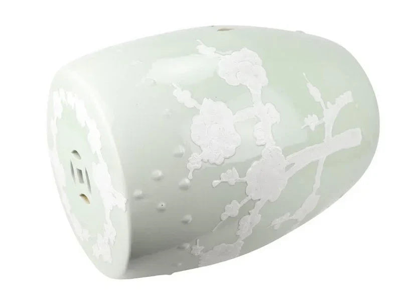 Pastel Green Cherry Blossom Garden Seat - The Mayfair Hall
