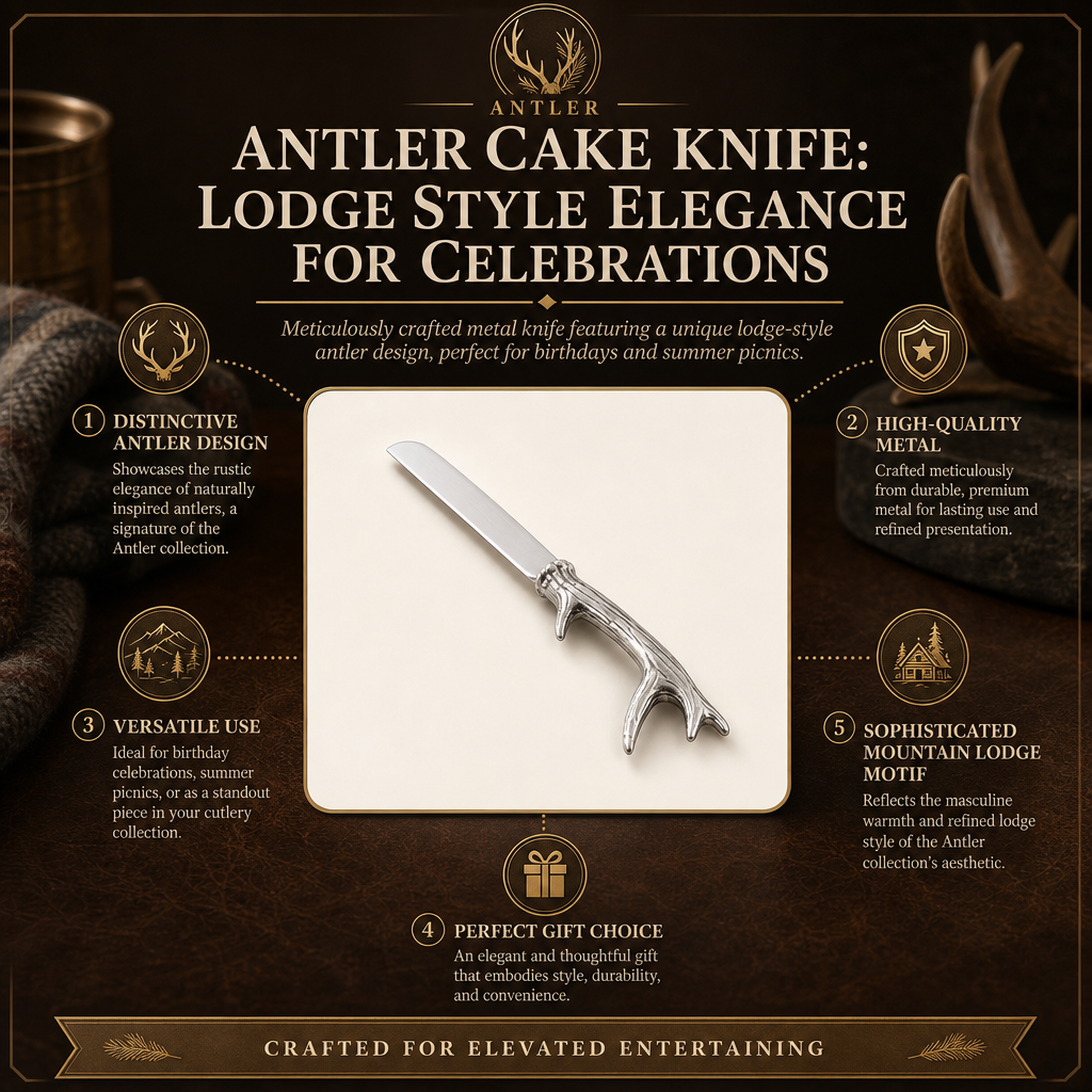 Antler Cake Knife
