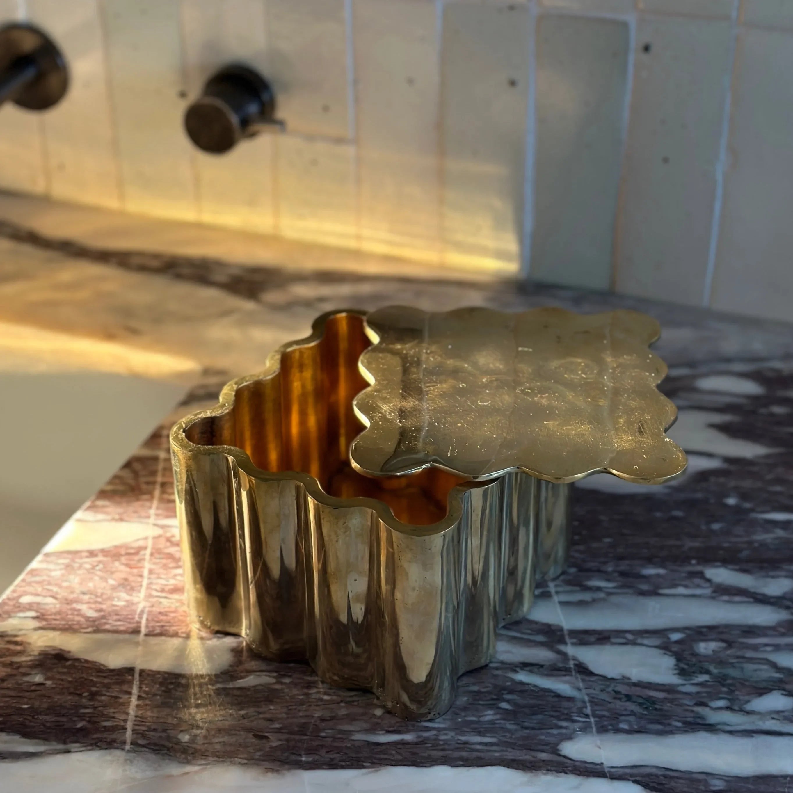 Brass Box Box with Lid - The Mayfair Hall