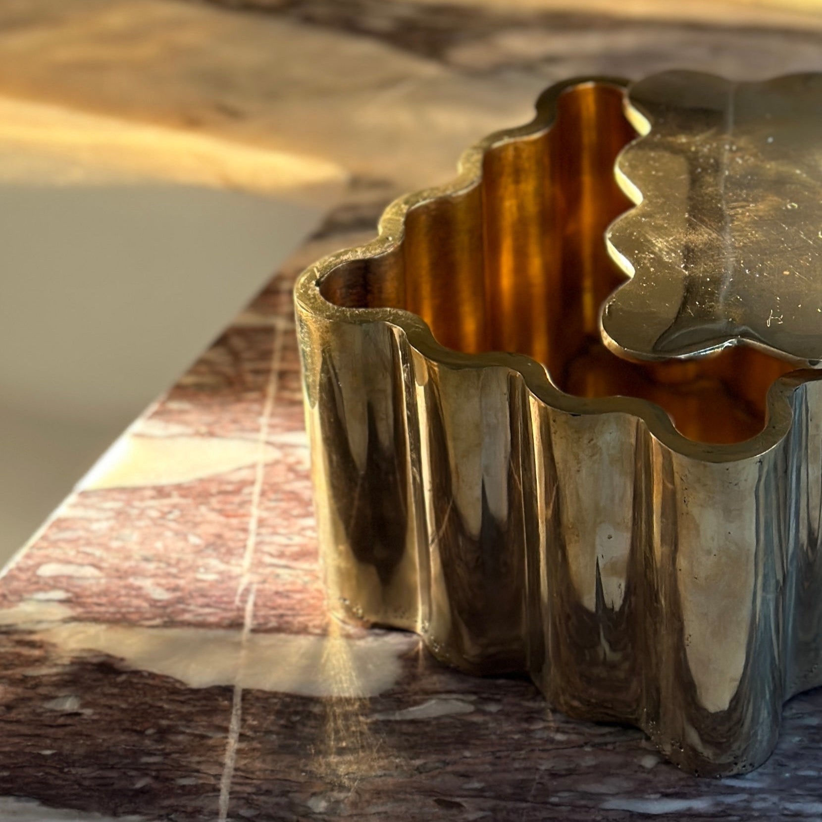 Brass Box Box Tissue Holder