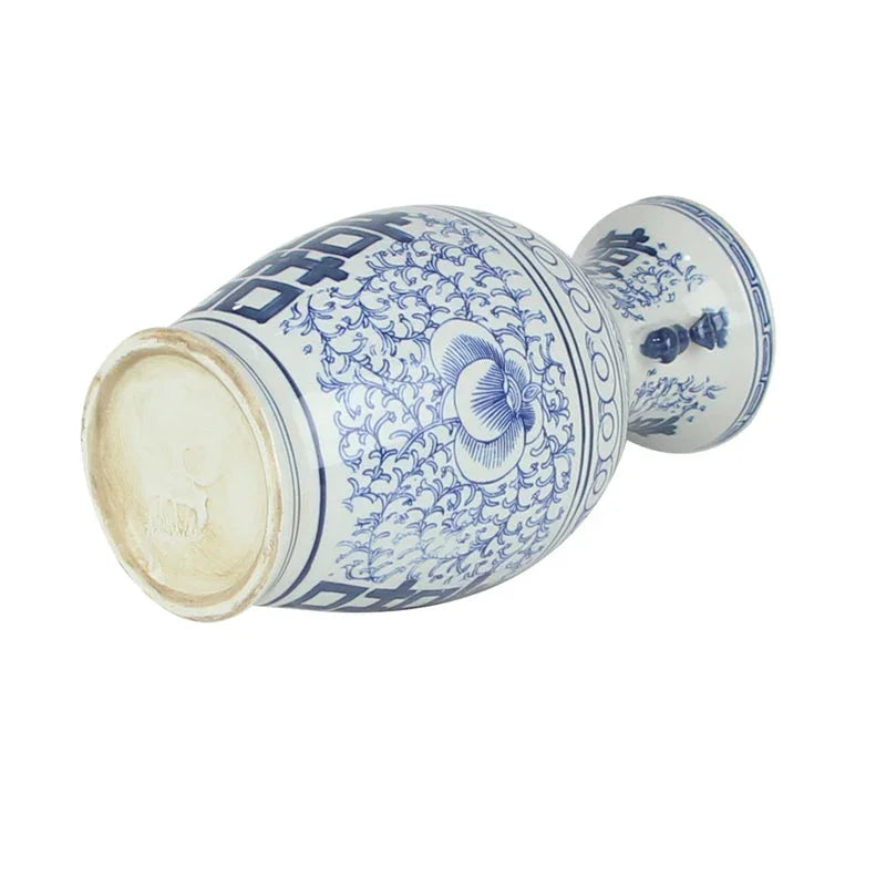 Mid Size Double Happiness Vase - The Mayfair Hall