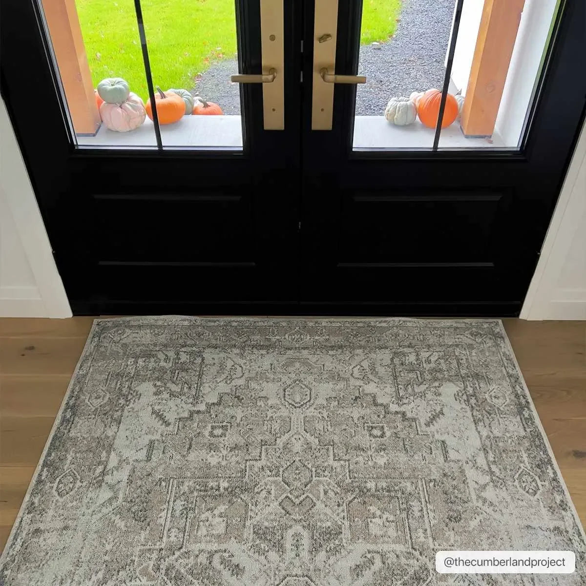 Olive Hera Washable Area Rug - The Mayfair Hall