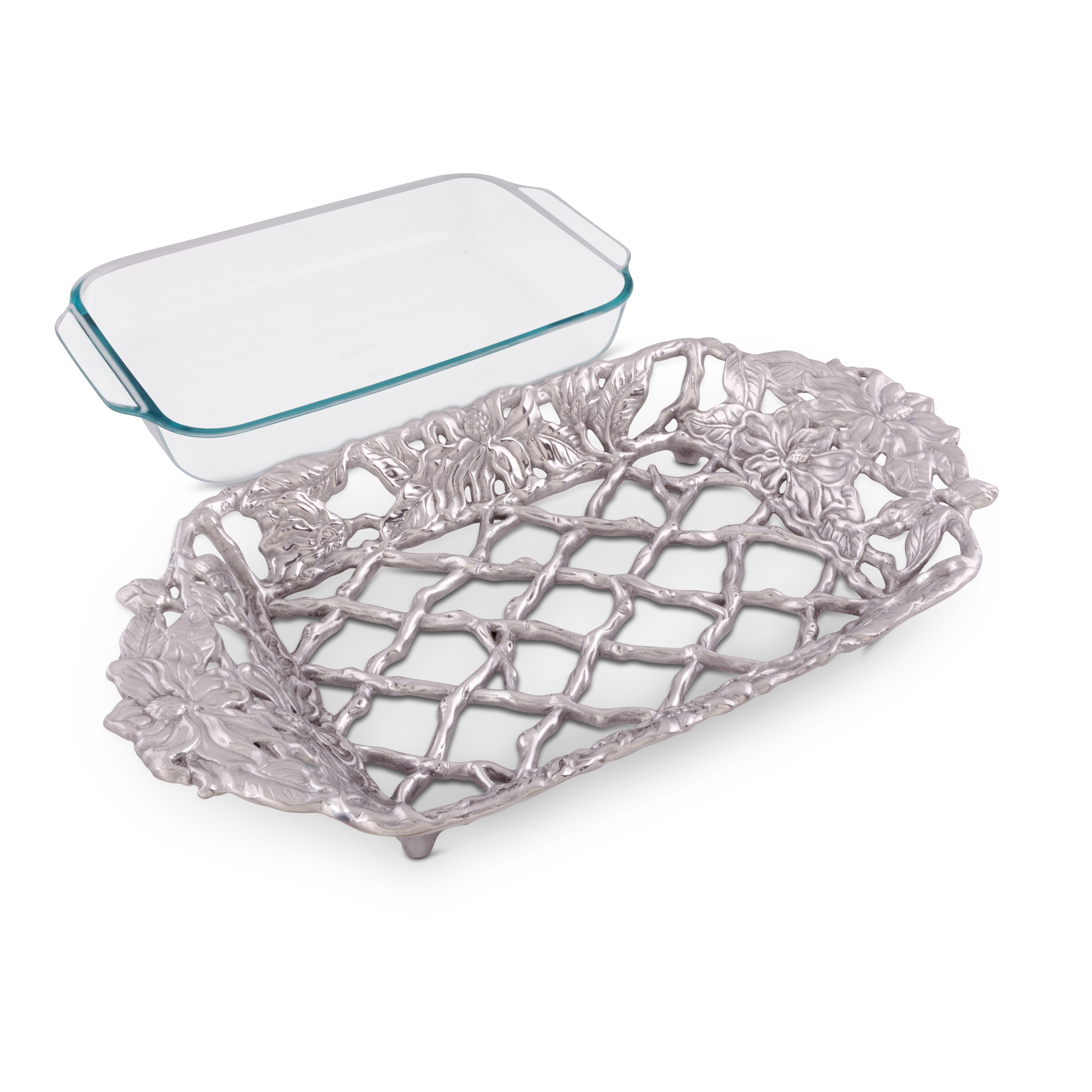 Magnolia Pyrex Holder 3qt