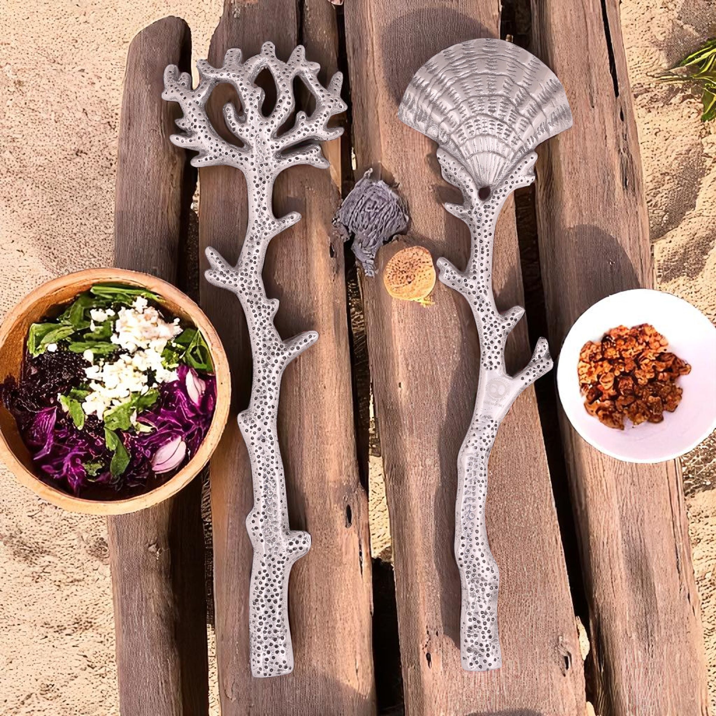 Shell and Sea Life Serving Set