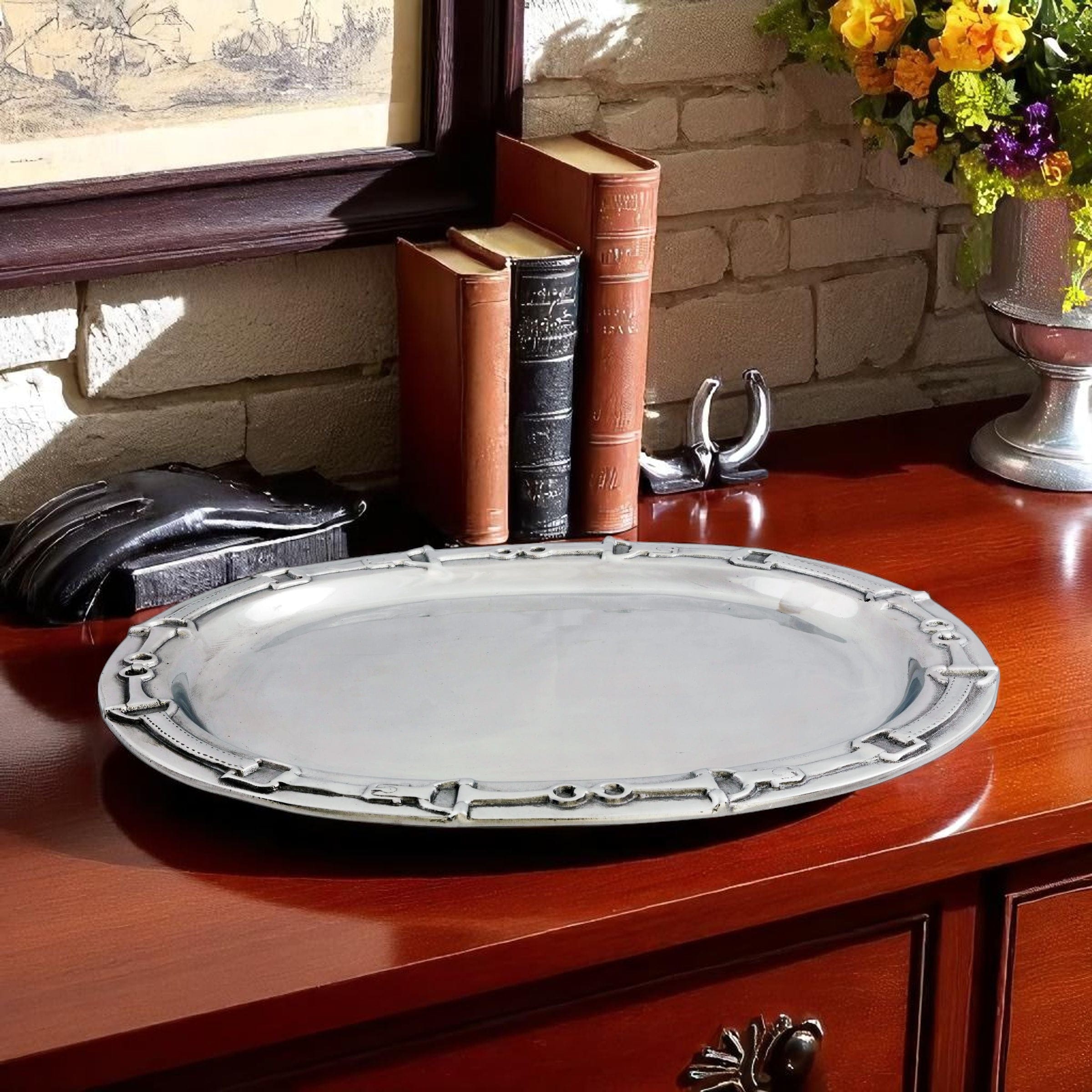 Equestrian Oval Platter