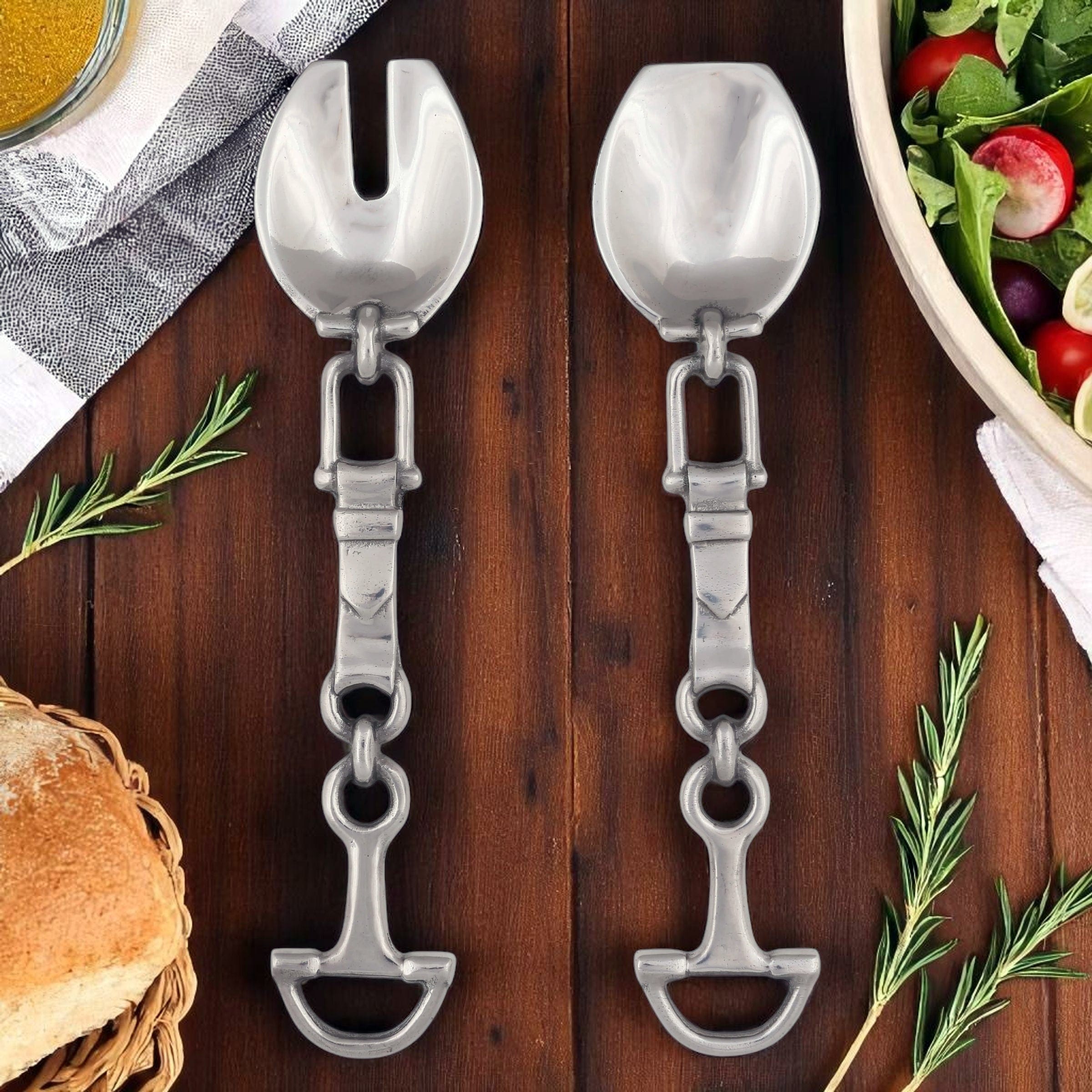 Equestrian Serving Set