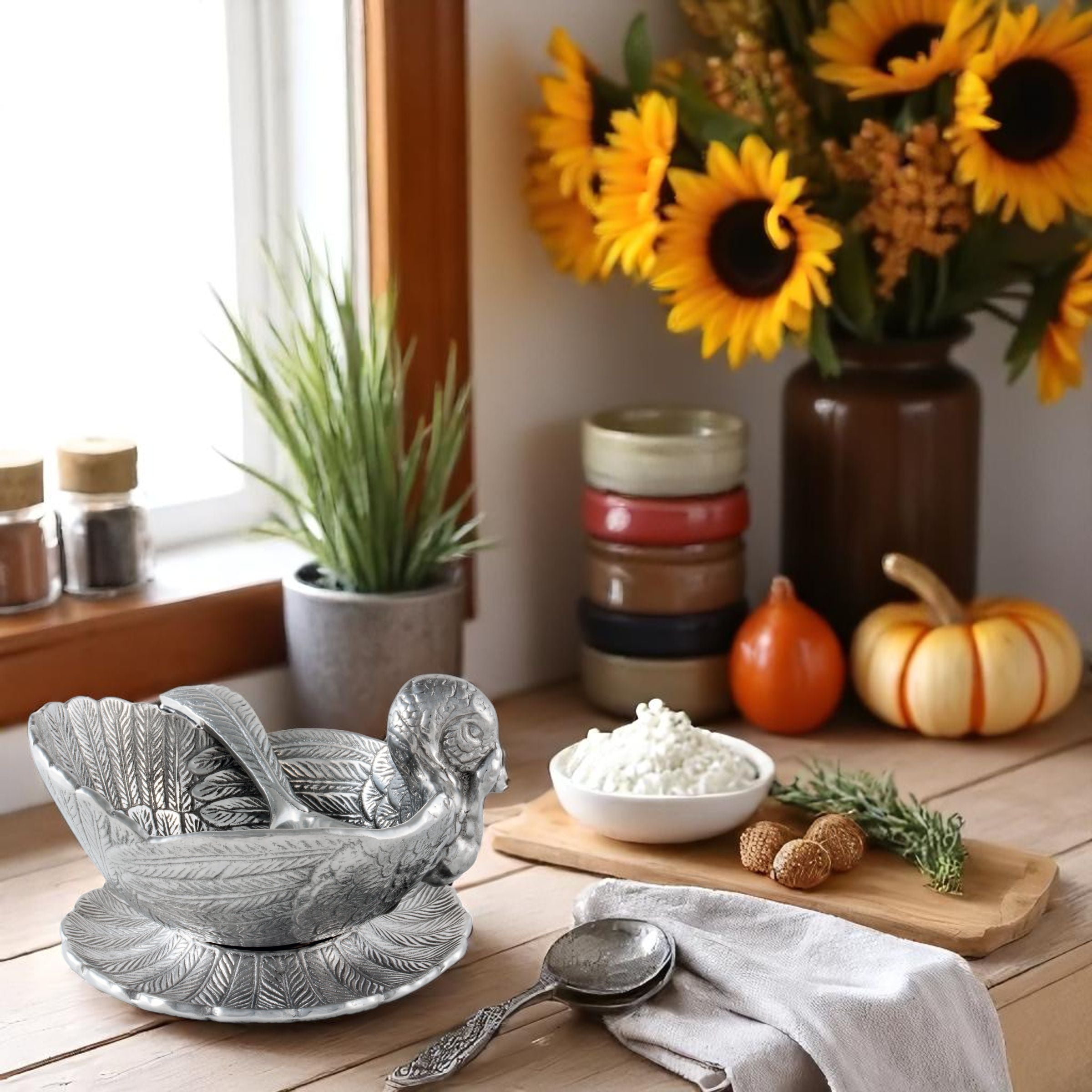 Turkey 3-Piece Condiment Set