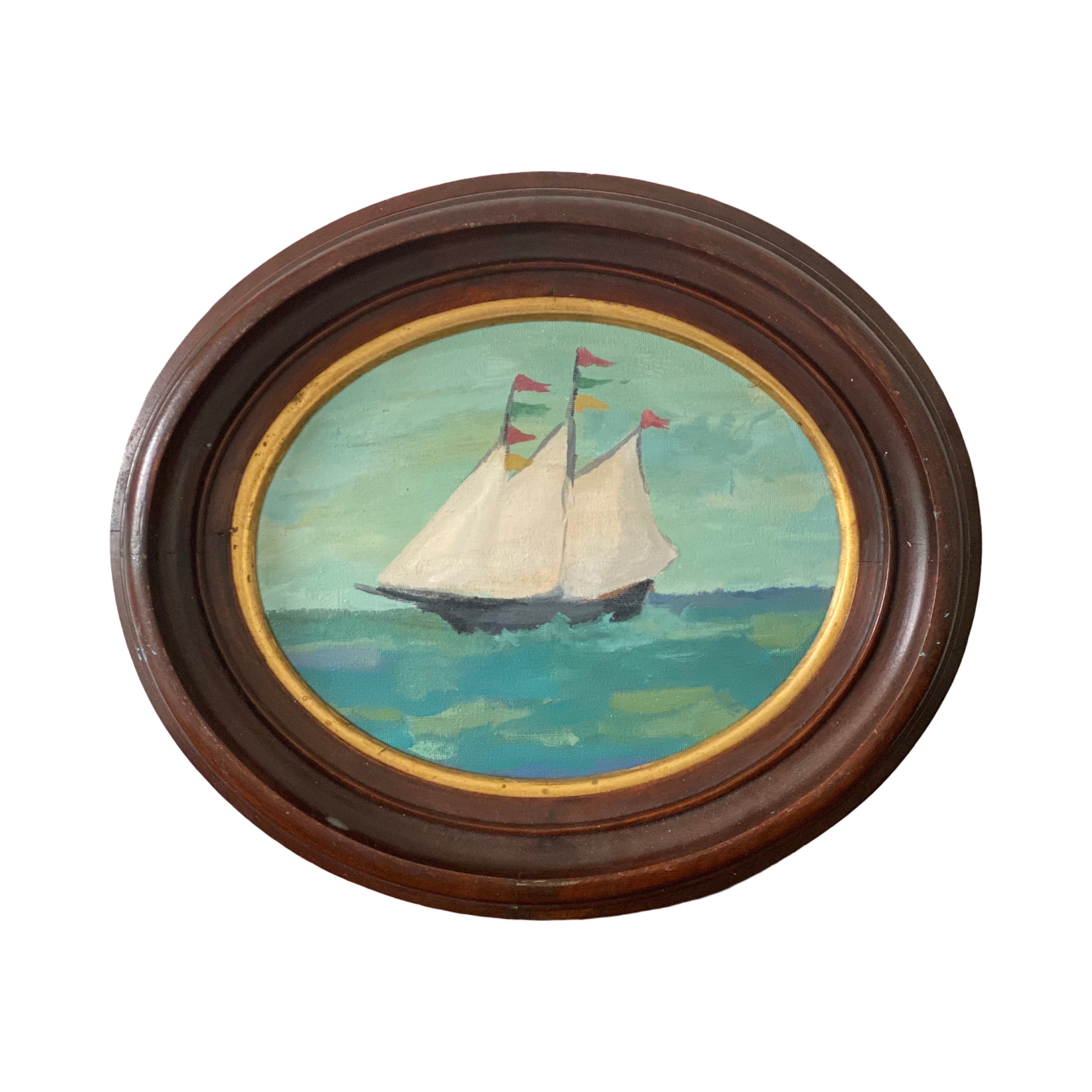 Dana Gibson Sail in Blue Seas