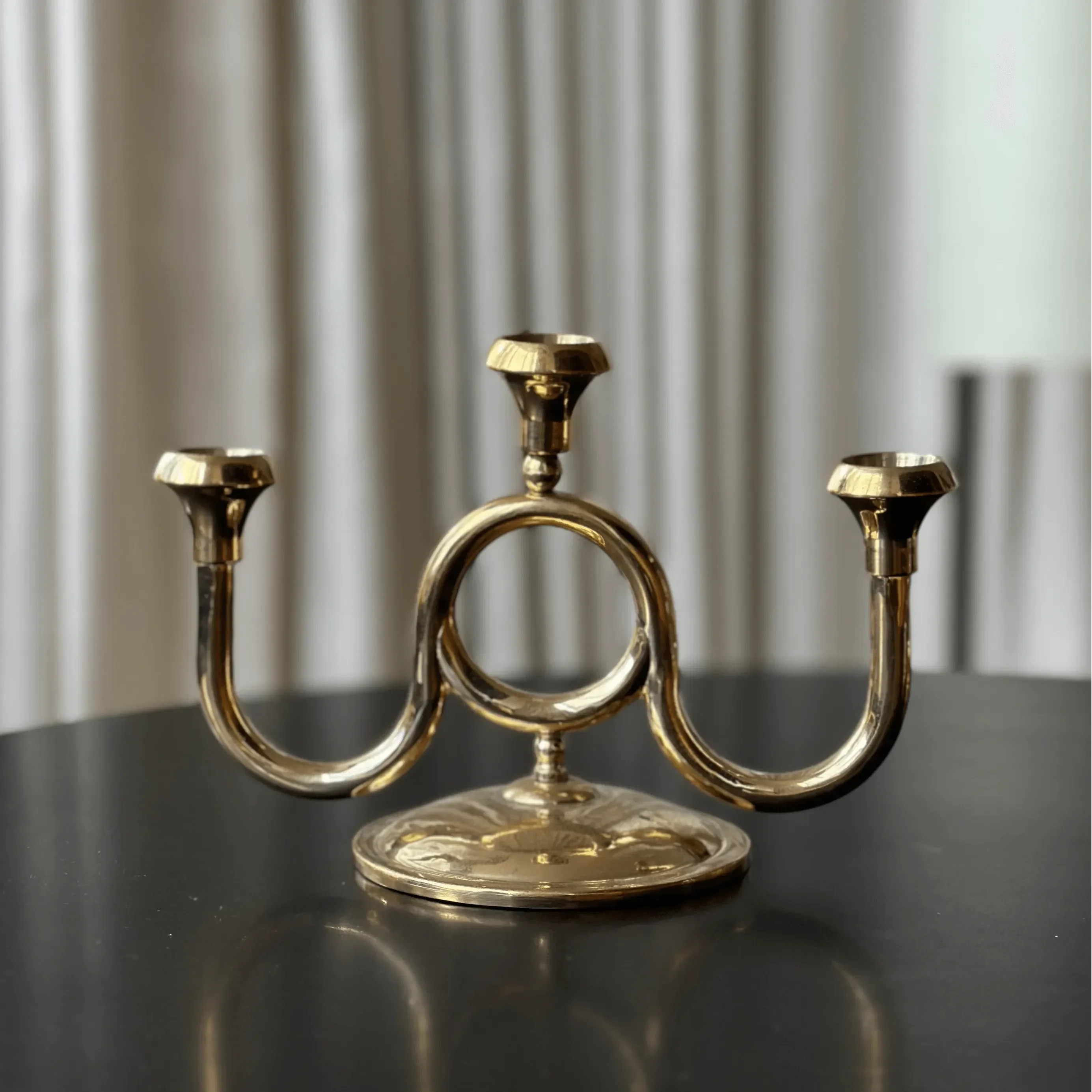 Canton Candelabra in Brass - The Mayfair Hall