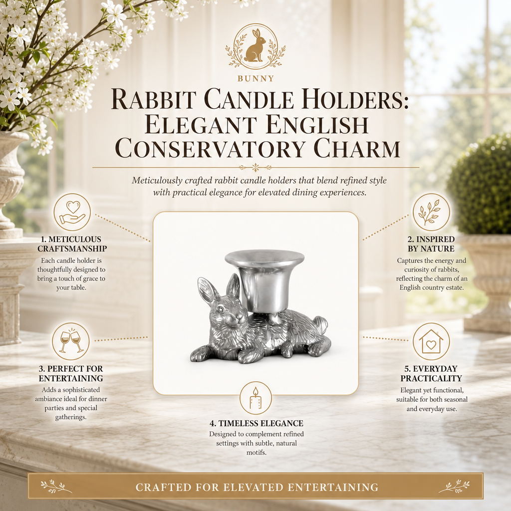 Rabbit candle holders