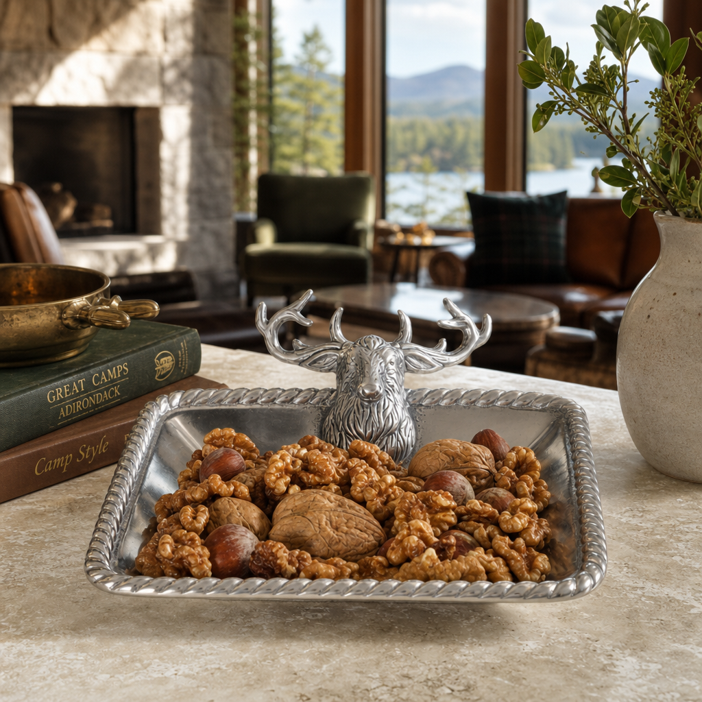 Elk Head Nut Bowl