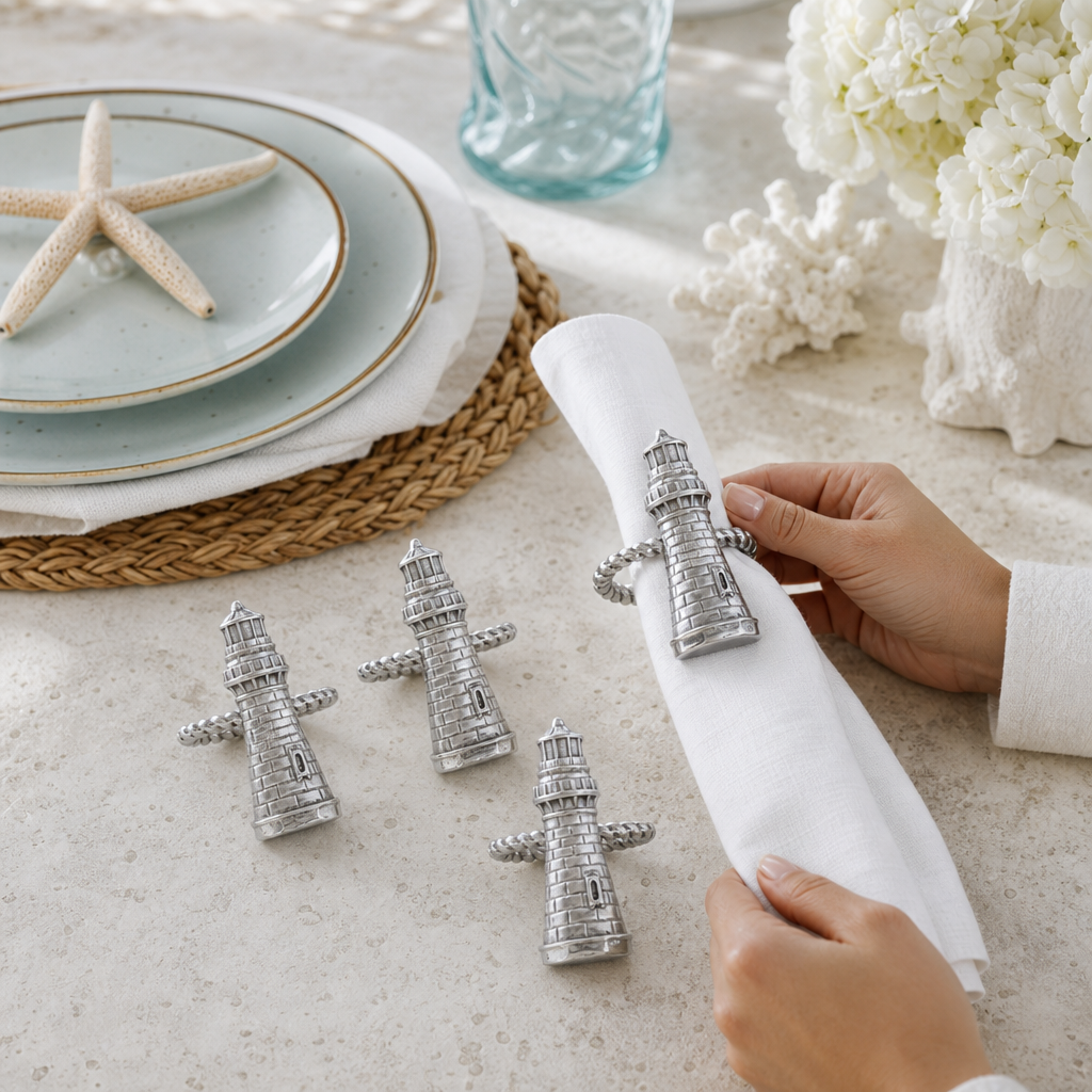 Lighthouse Napkin Rings