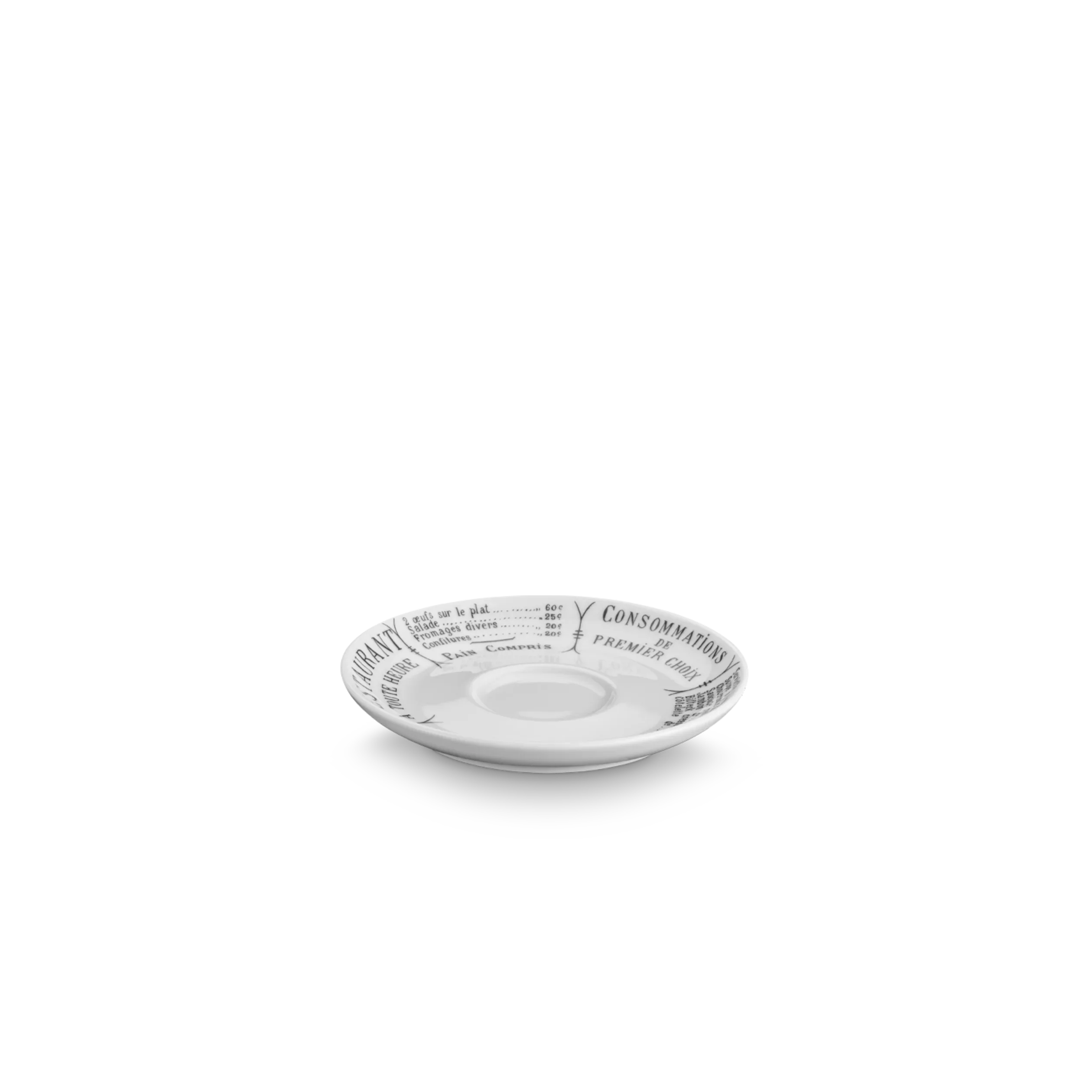 Brasserie Saucers, Set of 4 - The Mayfair Hall