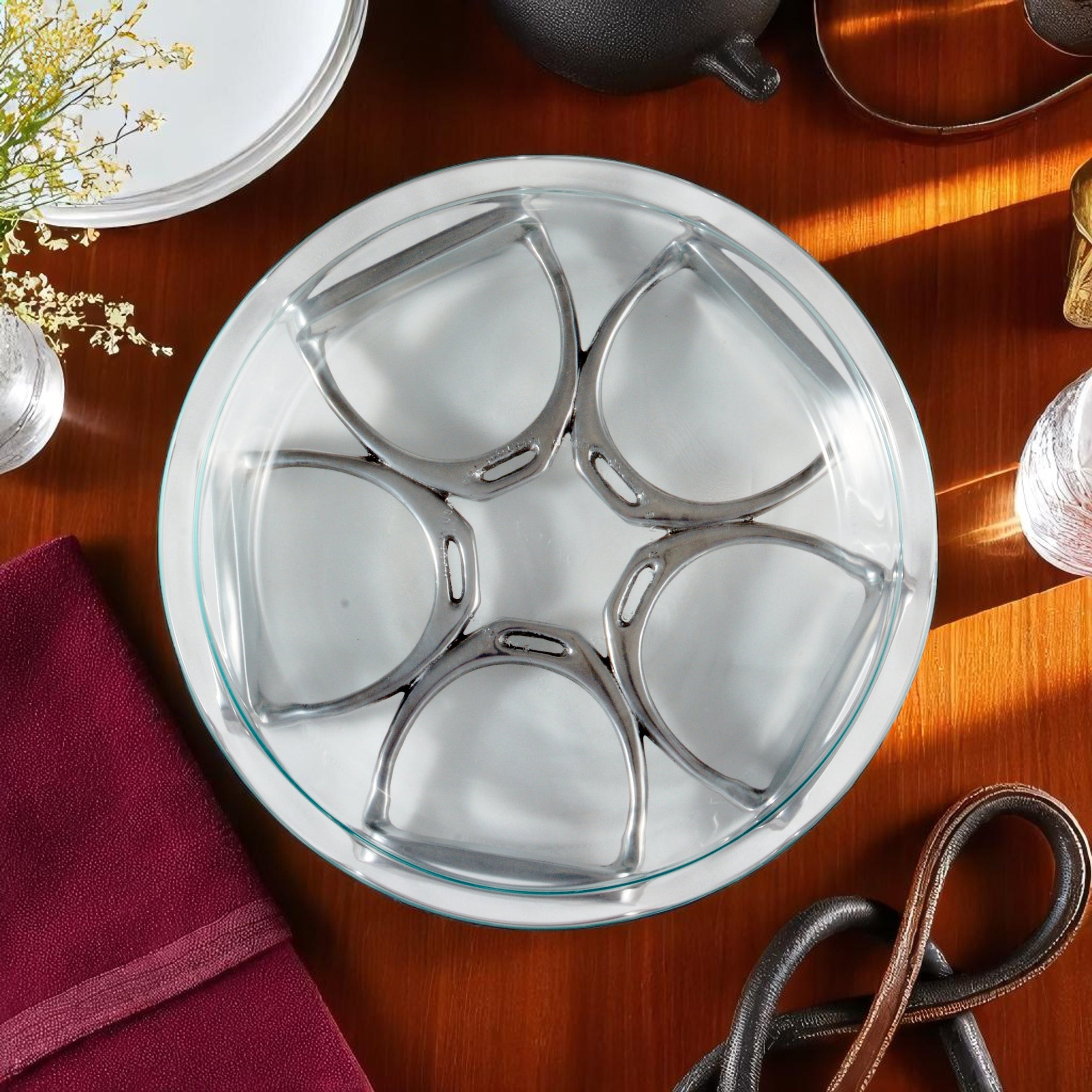 Equestrian Stirrup Pie Trivet