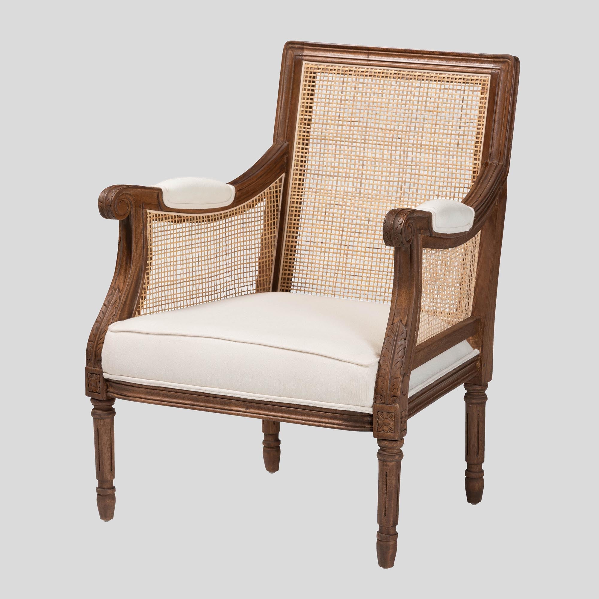 Zaina Wood Accent Chair