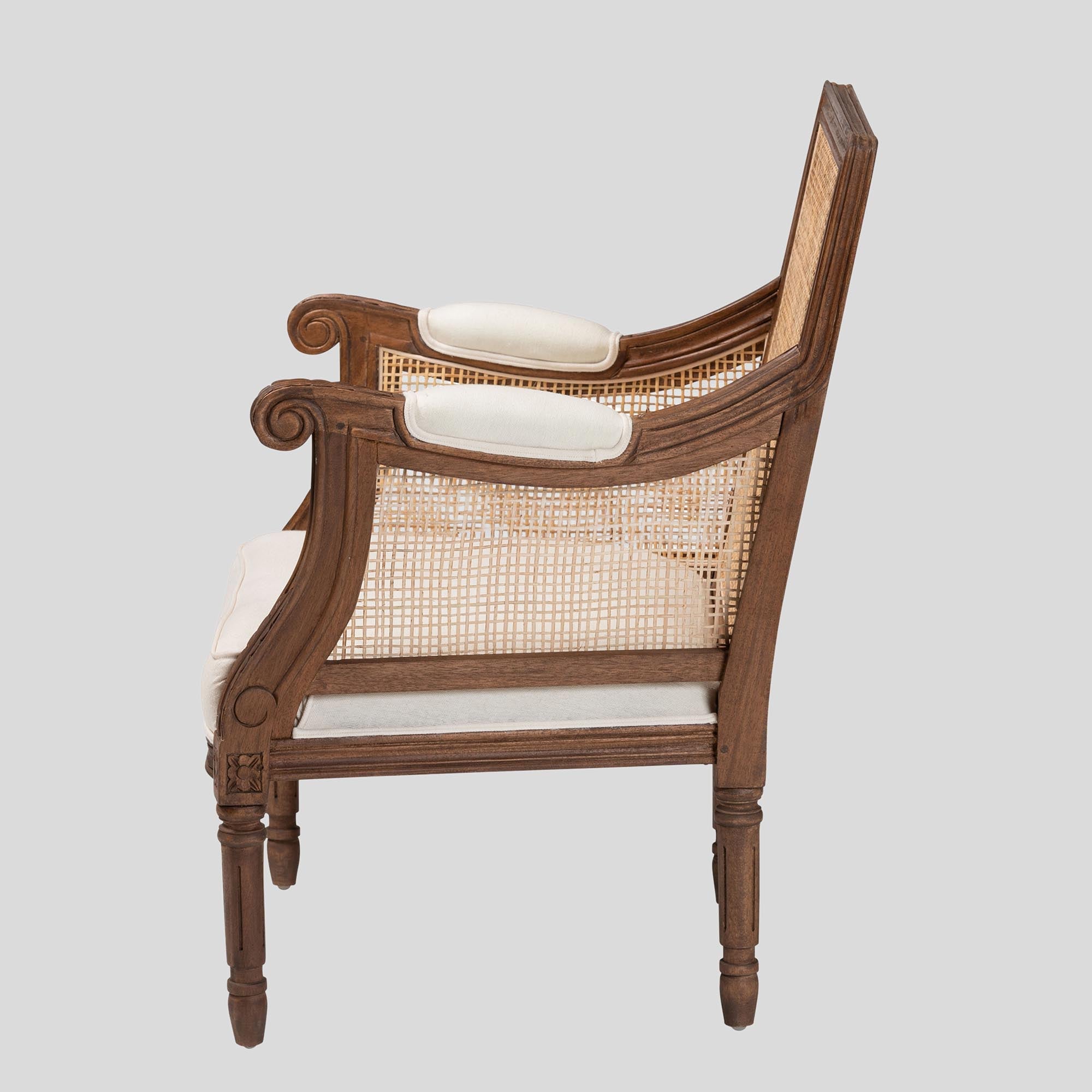 Zaina Wood Accent Chair