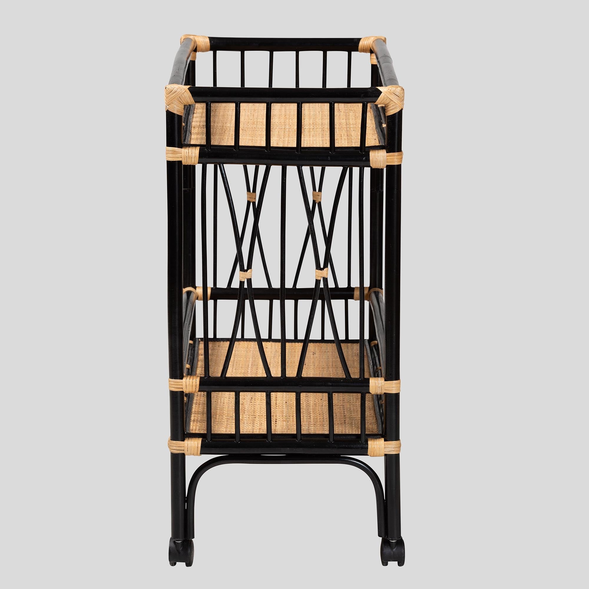 Charlotte Teak Wood Kitchen Cart