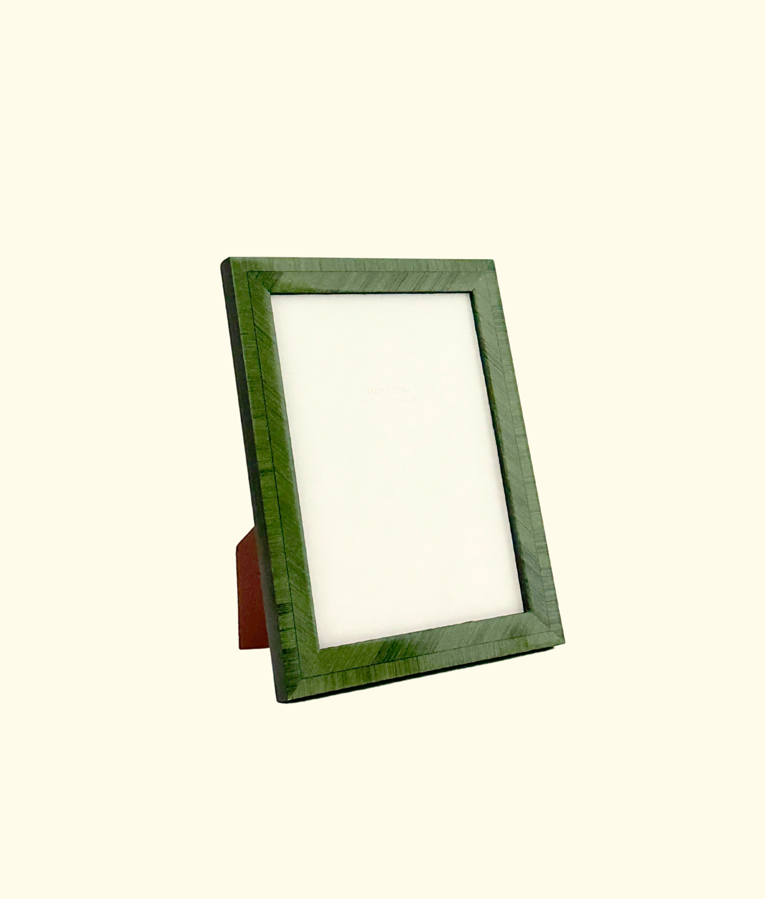 Sienna Tulipwood Picture Frame in Verde with Velvet Back