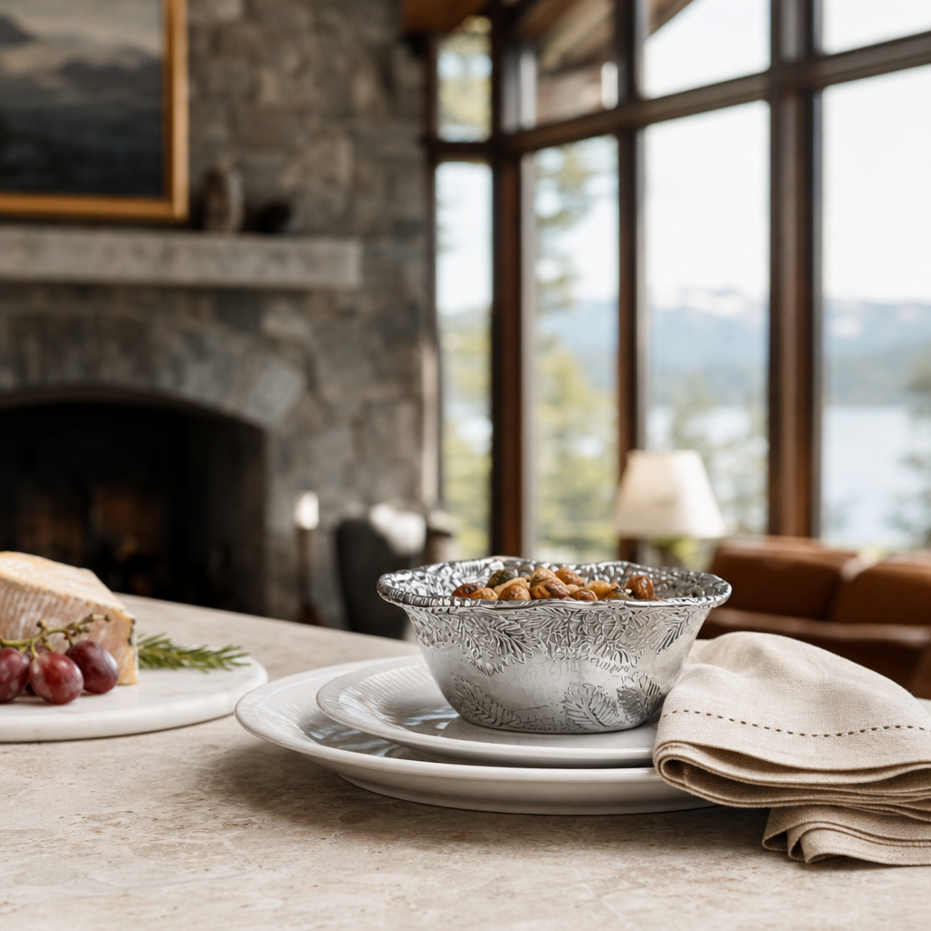 Pine Cone Forest Dip Bowl Set of 4