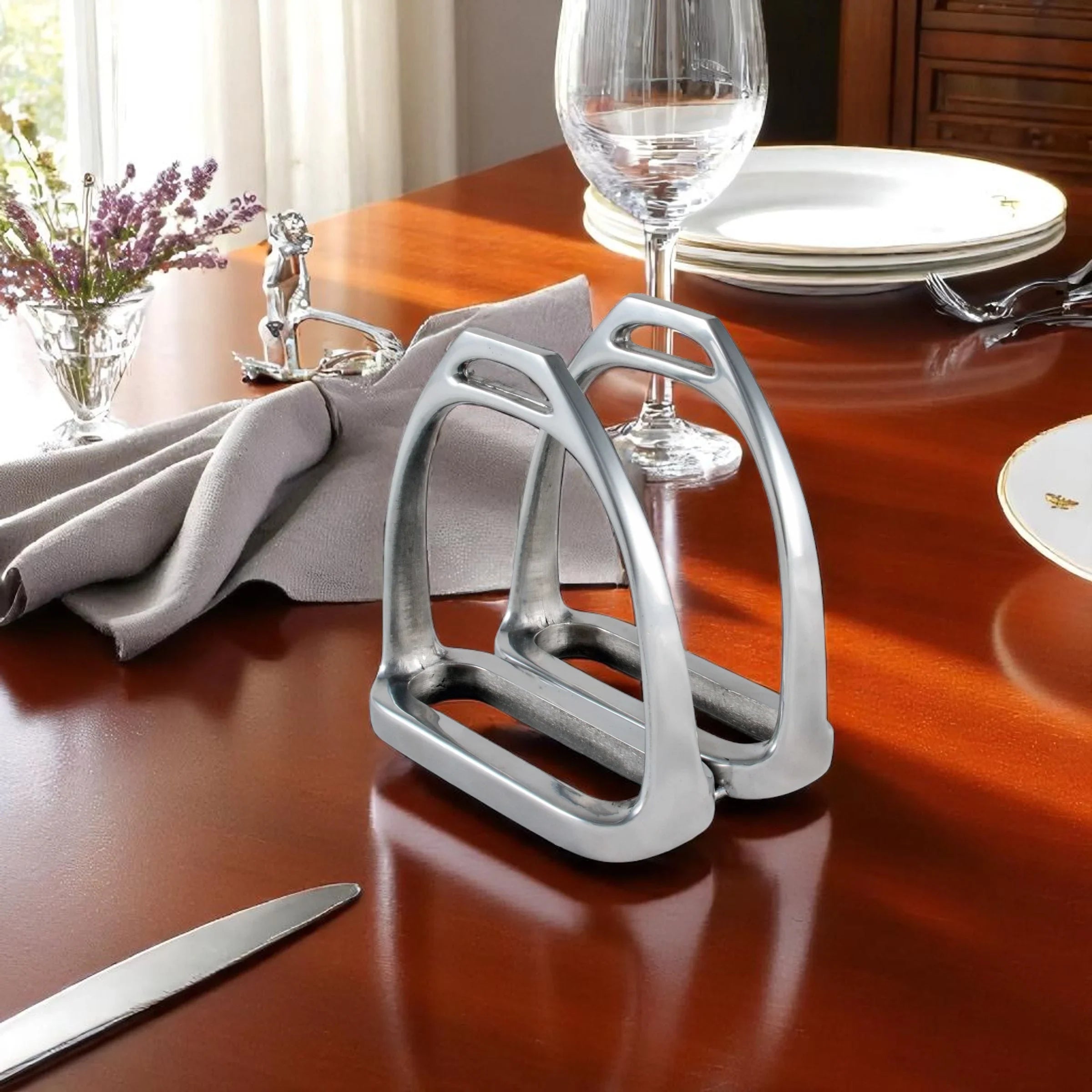 Equestrian Stirrup Napkin Holder