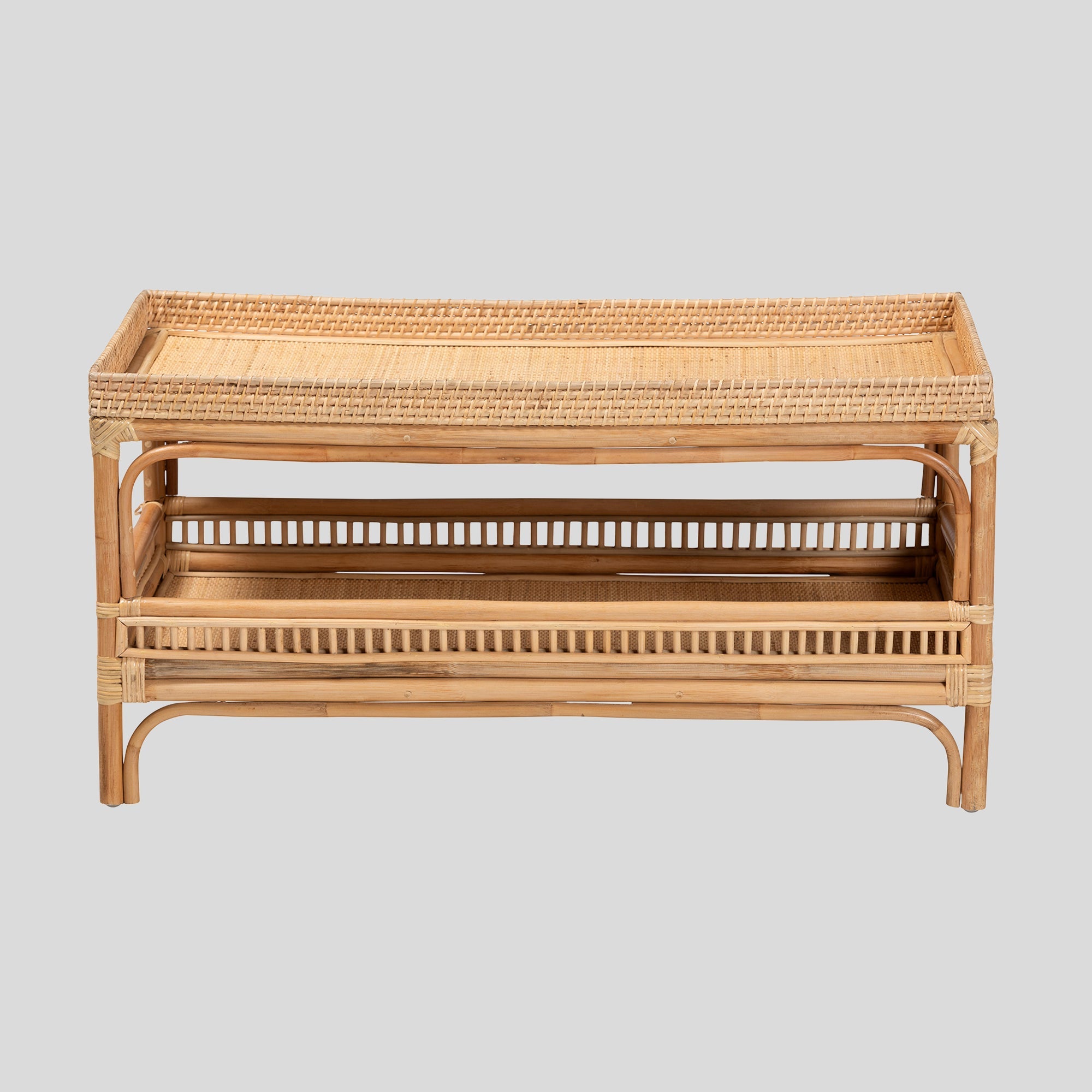 Renato Rattan Coffee Table