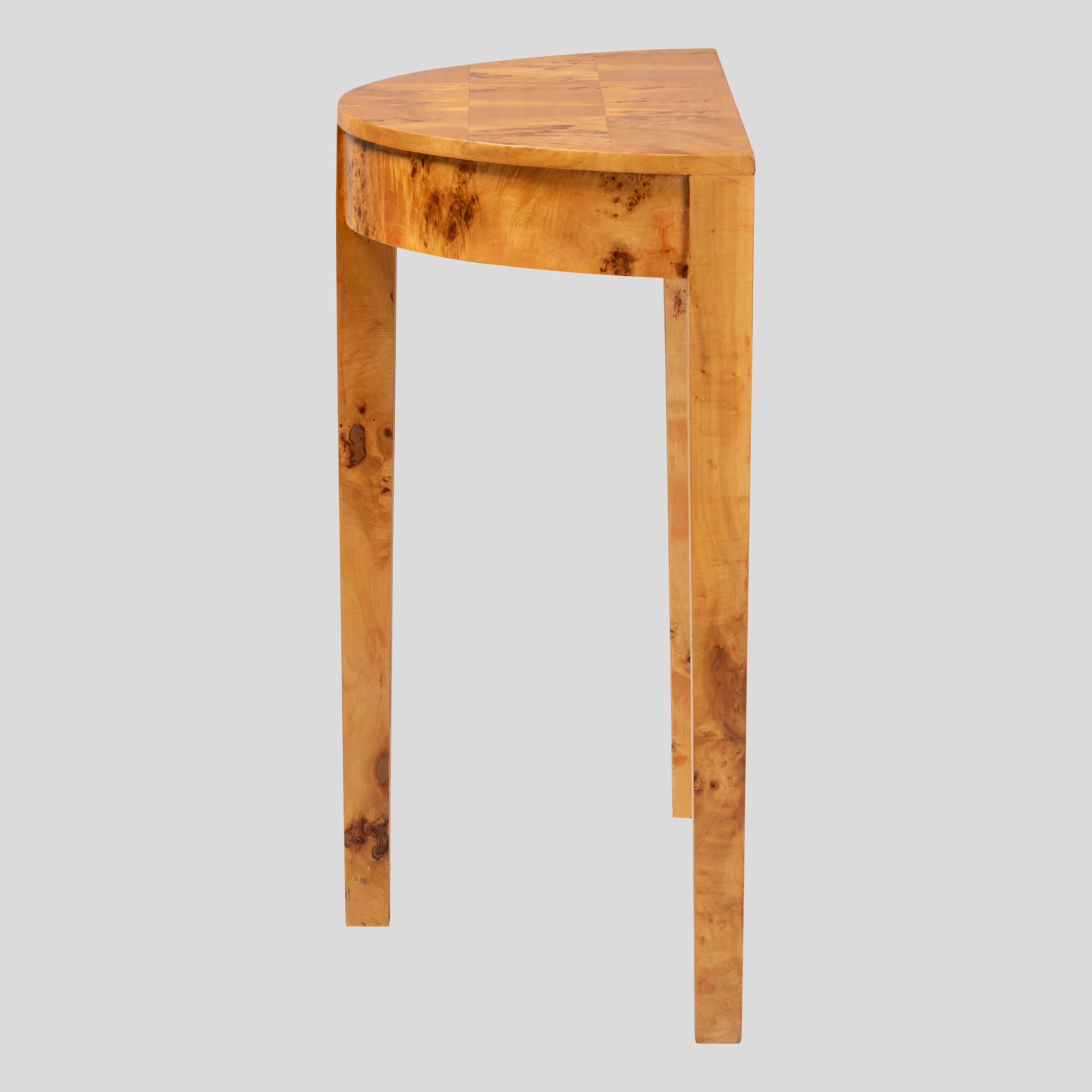 Peyton Burl Wood Console Table