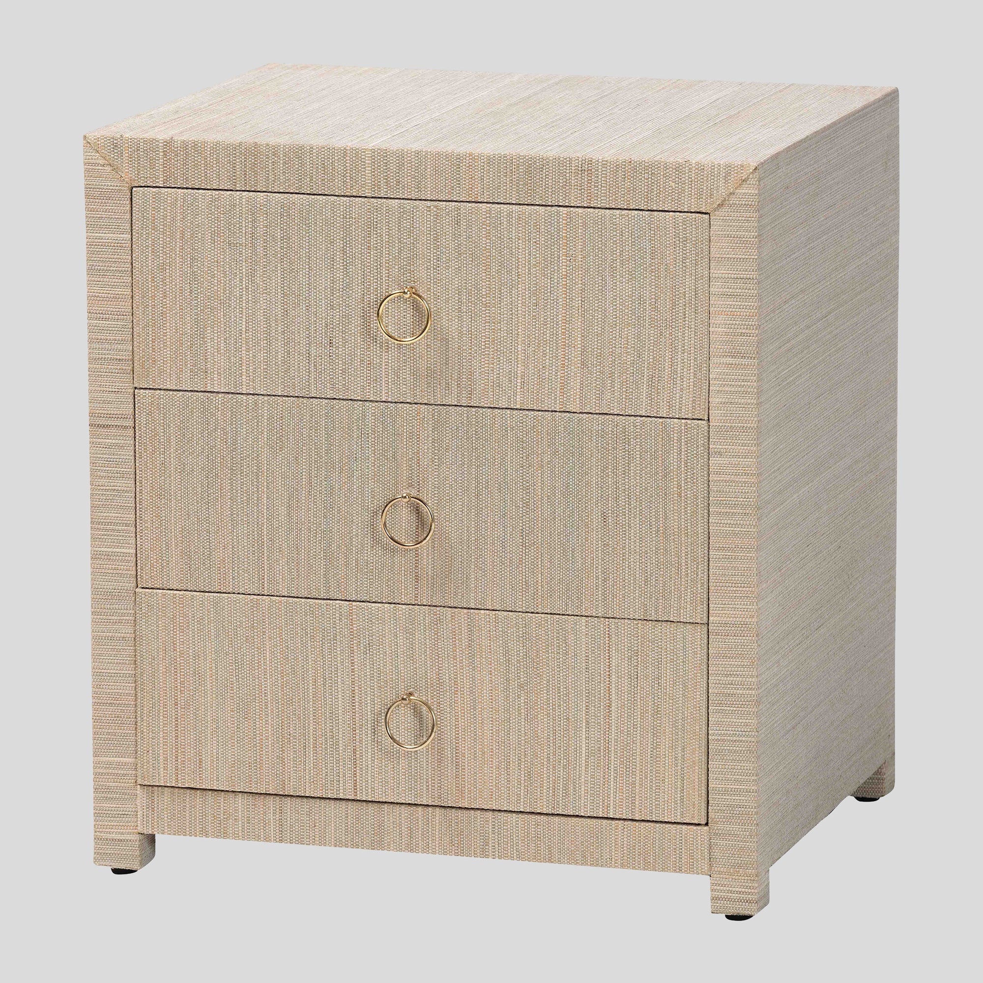 Ruben Grasscloth Nightstand